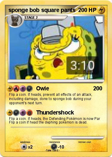 Pokemon sponge bob square pants