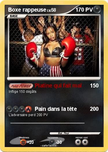 Pokemon Boxe rappeuse