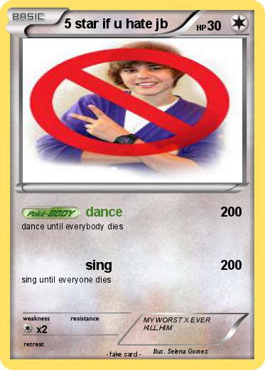 Pokemon 5 star if u hate jb