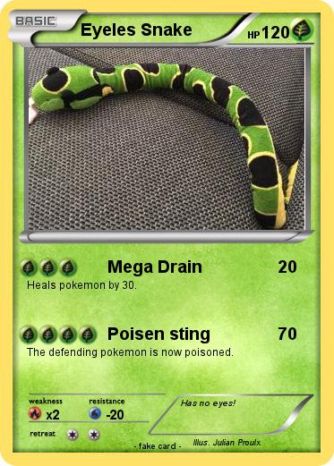 Pokemon Eyeles Snake