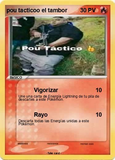 Pokemon pou tacticoo el tambor