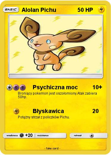 Pokemon Alolan Pichu