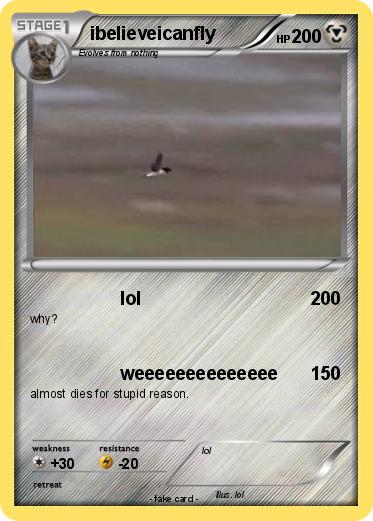 Pokemon ibelieveicanfly