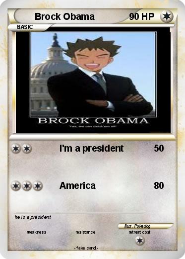 Pokemon Brock Obama