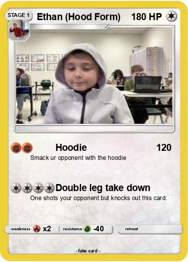 Pokemon Ethan (Hood Form)