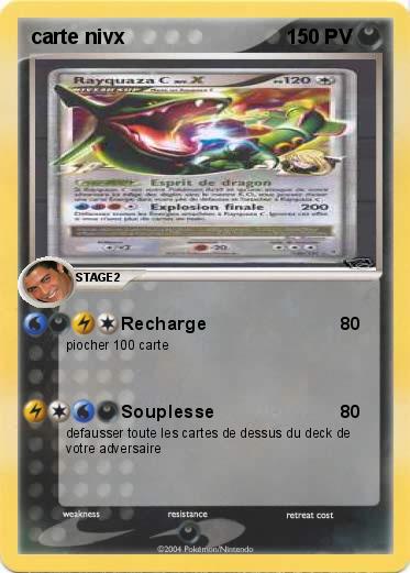 Pokemon carte nivx