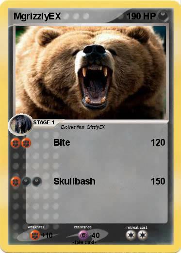 Pokemon MgrizzlyEX