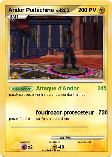 Pokemon Andor Poiléchine