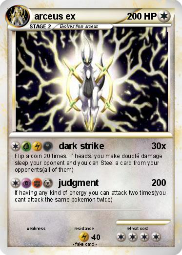 Pokemon arceus ex