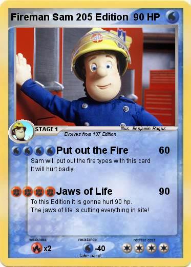 Pokemon Fireman Sam 205 Edition