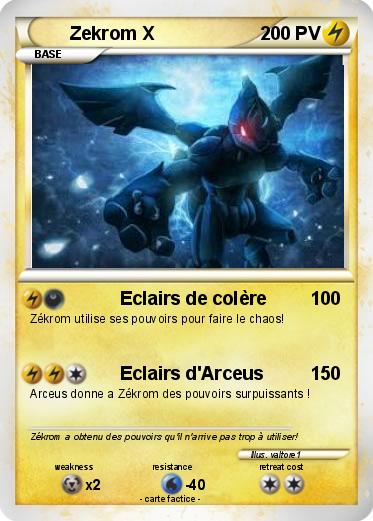 Pokemon Zekrom X