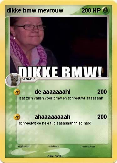 Pokemon dikke bmw mevrouw