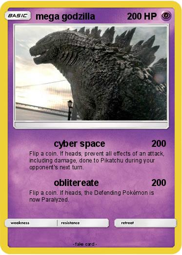 Pokemon mega godzilla