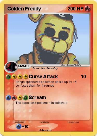 Pokemon Golden Freddy