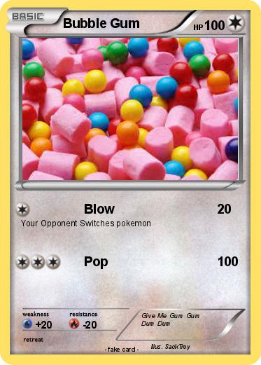 Pokemon Bubble Gum