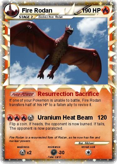 Pokemon Fire Rodan