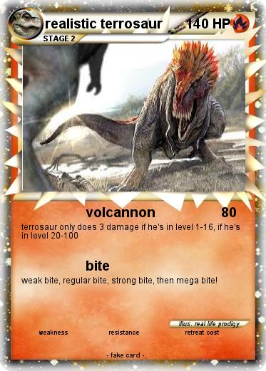 Pokemon realistic terrosaur