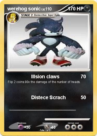 Pokemon werehog sonic