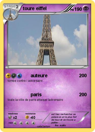 Pokemon toure eiffel