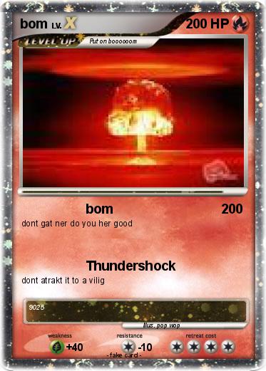 Pokemon bom