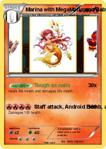 Pokemon Marina with MegaMario and Baby Red Android