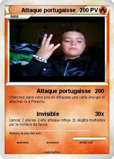 Pokemon Attaque portugaisse