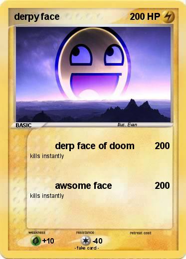 Pokemon derpy face