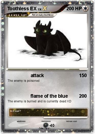 Pokemon Toothless EX