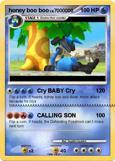 Pokemon honey boo boo