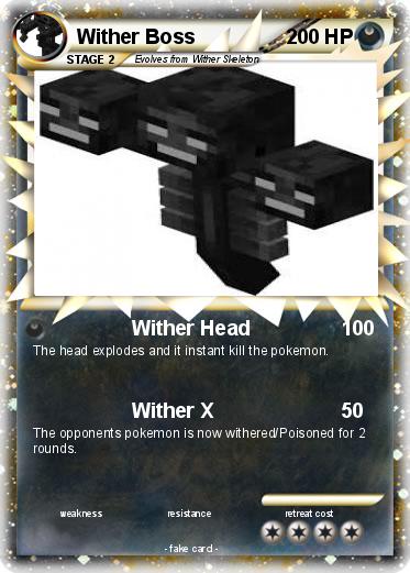 Pokemon Wither Boss