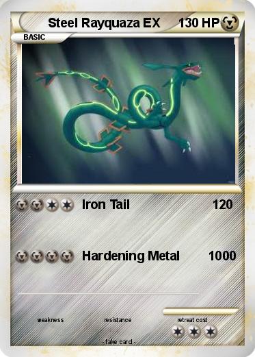 Pokemon Steel Rayquaza EX