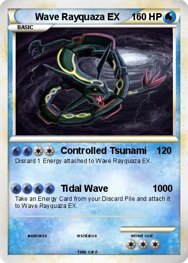 Pokemon Wave Rayquaza EX