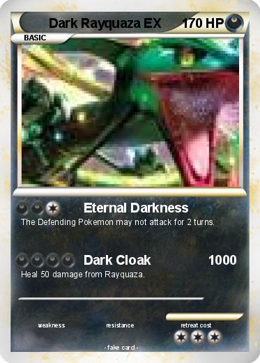 Pokemon Dark Rayquaza EX