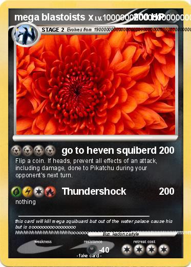 Pokemon mega blastoists x