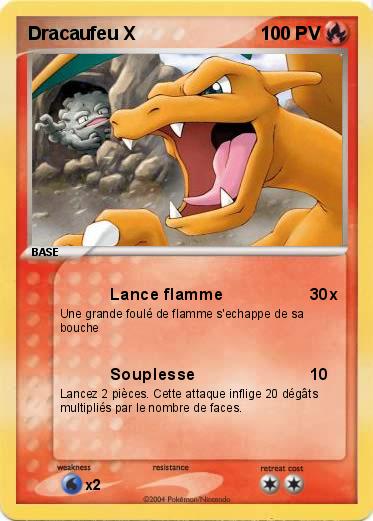 Pokemon Dracaufeu X