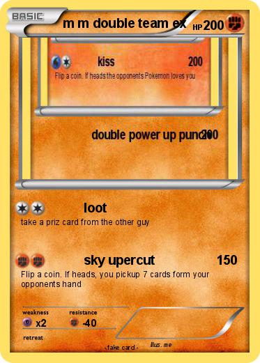 Pokemon m m double team ex