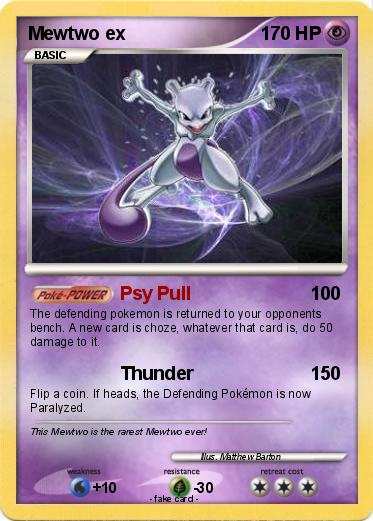 Pokemon Mewtwo ex