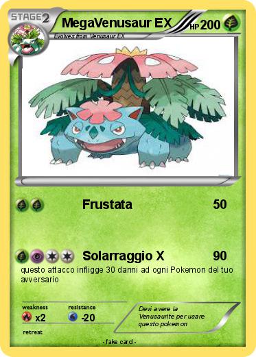 Pokemon MegaVenusaur EX