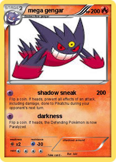 Pokemon mega gengar