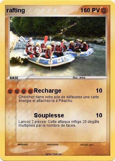 Pokemon rafting
