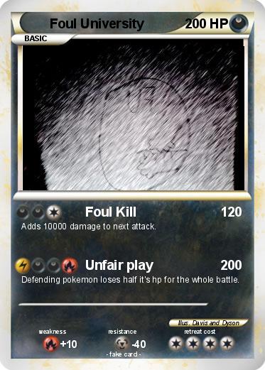Pokemon Foul University