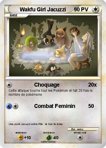 Pokemon Wakfu Girl Jacuzzi