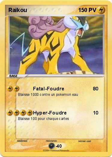 Pokemon Raikou