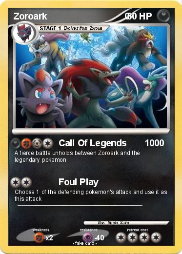 Pokemon Zoroark                               0