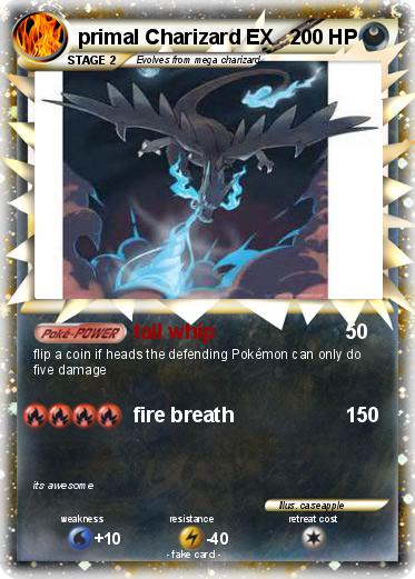 Pokemon primal Charizard EX
