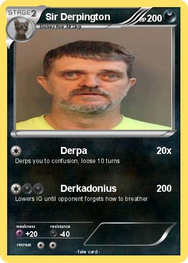 Pokemon Sir Derpington