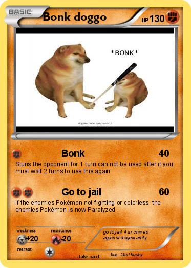 Pokemon Bonk doggo