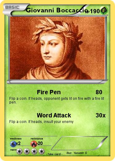 Pokemon Giovanni Boccaccio