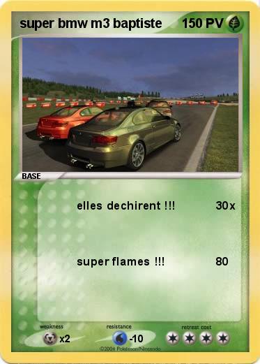 Pokemon super bmw m3 baptiste