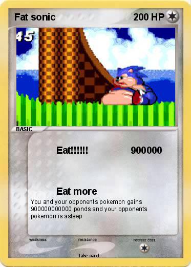 Pokemon Fat sonic